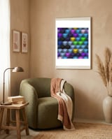 Isometric Cubes framed in a tender room thumbnail