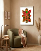 Pop Abstract 2023 67 Copia framed in a tender room thumbnail
