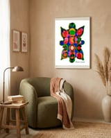 Pop Abstract 2023 77 Copia framed in a tender room thumbnail
