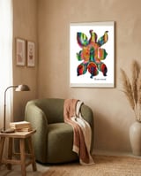 Pop Abstract 2023 86 Copia framed in a tender room thumbnail