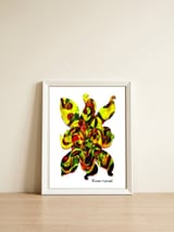 Pop Abstract 2023 92 Copia — framed, leaning against the wall thumbnail