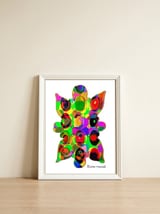 Pop Abstract 2023 96 Copia — framed, leaning against the wall thumbnail