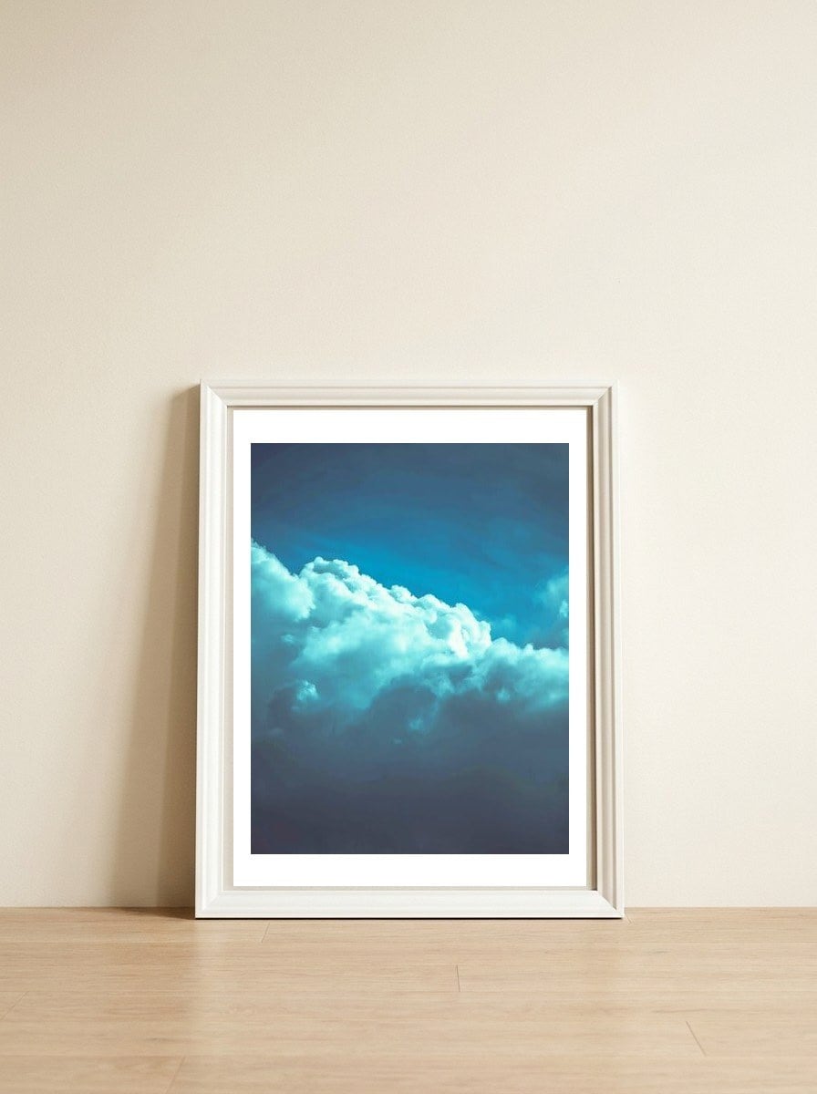 Somewhere In The Sky — framed, leaning against the wall