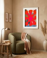 Pop Abstract 2023 A 2 framed in a tender room thumbnail