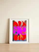 Pop Abstract 2023 A 6 — framed, leaning against the wall thumbnail