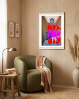 Pop Abstract 2023 A 7 framed in a tender room thumbnail