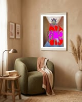 Pop Abstract 2023 A 8 framed in a tender room thumbnail