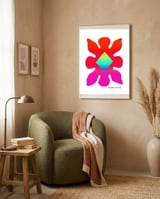 Pop Abstract 2023 106 Copia framed in a tender room thumbnail
