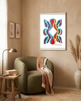 Pop Abstract 2023 109 Copia framed in a tender room thumbnail