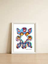 Pop Abstract 2023 113 Copia — framed, leaning against the wall thumbnail