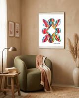 Pop Abstract 2023 115 Copia framed in a tender room thumbnail