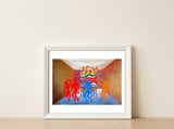 Pop Abstract Escena 2023 15 — framed, leaning against the wall thumbnail