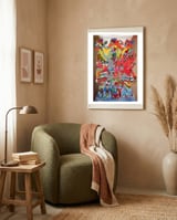 Pop Abstract Escena 2023 22 framed in a tender room thumbnail