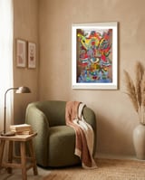 Pop Abstract Escena 2023 23 framed in a tender room thumbnail
