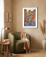 Pop Abstract Escena 2023 24 framed in a tender room thumbnail