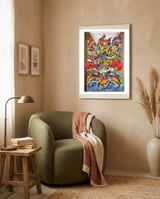 Pop Abstract Escena 2023 27 framed in a tender room thumbnail