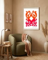 Pop Abstract 2023 129 Copia framed in a tender room thumbnail