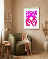 Pop Abstract 2023 131 Copia framed in a tender room thumbnail