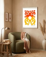 Pop Abstract 2023 133 Copia framed in a tender room thumbnail
