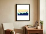 Abstract Waves framed in a focused room thumbnail