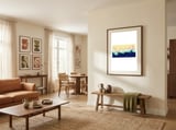 Abstract Waves framed in a grounding room thumbnail