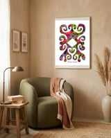 Pop Abstract 2023 169 Copia framed in a tender room thumbnail
