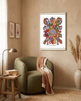 Pop Abstract 2023 170 Copia framed in a tender room thumbnail