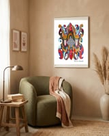 Pop Abstract 2023 174 Copia framed in a tender room thumbnail