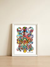 Pop Abstract 2023 A 5 — framed, leaning against the wall thumbnail