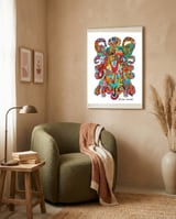 Pop Abstract 2023 A 9 framed in a tender room thumbnail