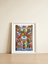 Pop Abstract 2023 A 15 — framed, leaning against the wall thumbnail