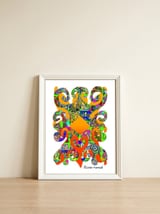 Pop Abstract 2023 186 Copia — framed, leaning against the wall thumbnail