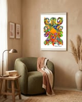 Pop Abstract 2023 186 Copia framed in a tender room thumbnail