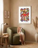 Pop Abstract 2023 192 Copia framed in a tender room thumbnail