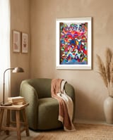 Pop Abstract 2023 A 20 framed in a tender room thumbnail