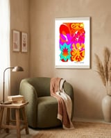 Pop Abstract Asimetrico 9 Copia framed in a tender room thumbnail