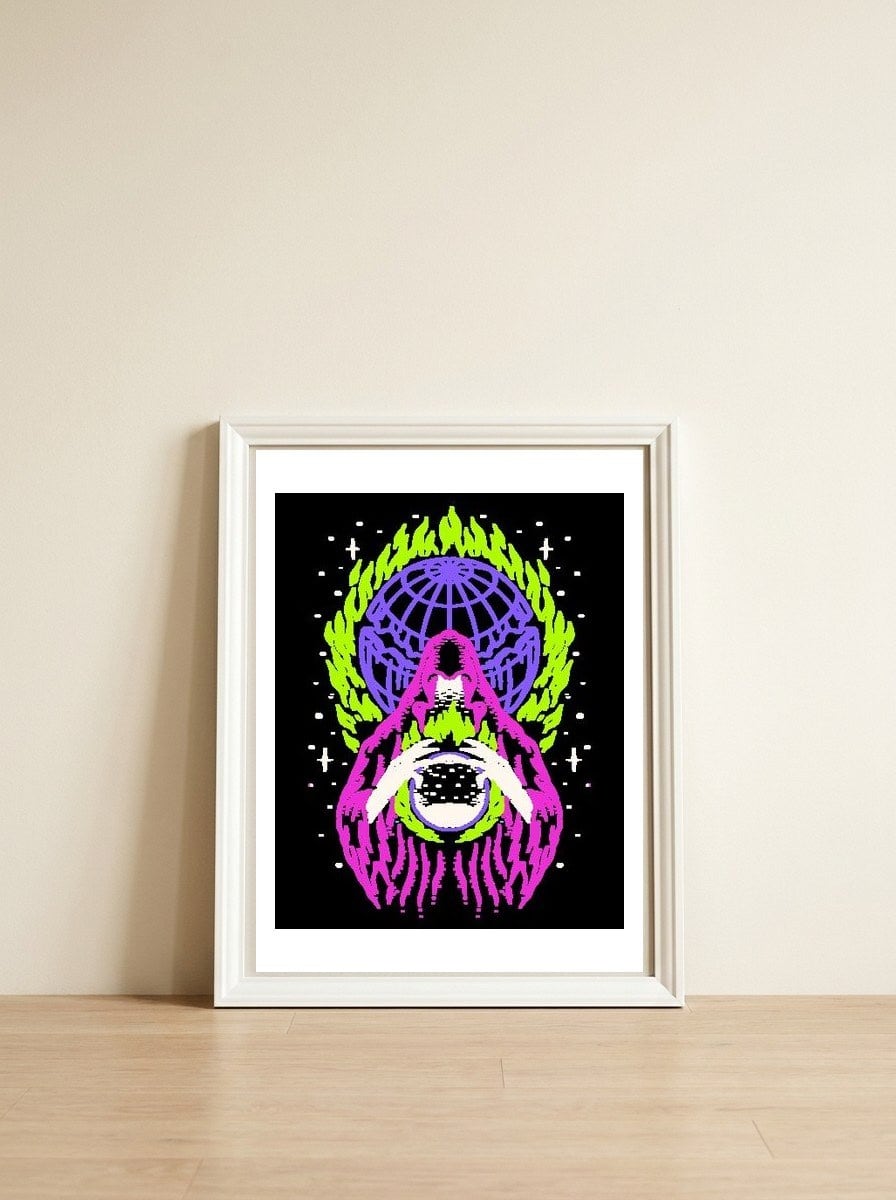 Ritual — framed, leaning against the wall