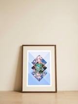 Geometric XXII — framed, leaning against the wall thumbnail