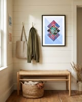 Geometric XXII framed in a relaxed room thumbnail