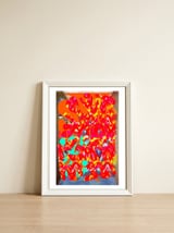 Pop Abstract 2023 Nuevo 4 — framed, leaning against the wall thumbnail