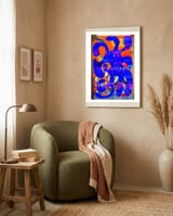 Pop Abstract 2023 Nuevo 6 framed in a tender room thumbnail