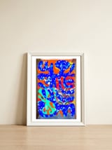 Pop Abstract 2023 Nuevo 13 — framed, leaning against the wall thumbnail