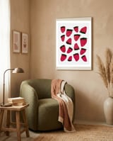 Summer strawberries red  framed in a tender room thumbnail