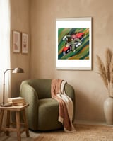 Motorcycle framed in a tender room thumbnail
