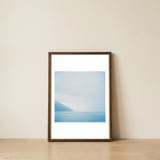 time passing by - Glacier 1-Right — framed, leaning against the wall thumbnail