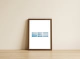 time pasing by - Glacier 2 — framed, leaning against the wall thumbnail