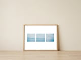 time passing by - Glacier 3 — framed, leaning against the wall thumbnail