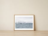 glacier-iceland — framed, leaning against the wall thumbnail