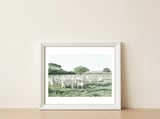 LIVING TOGETHER - WHITE COWS FAMILY — framed, leaning against the wall thumbnail
