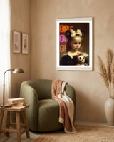 Girls Just Want To Have Fun framed in a tender room thumbnail